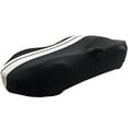 thumbnail image 3 of C7 Corvette Ultraguard Stretch Satin Indoor Car Cover : for 2014-2019 Stingray, Z51, Z06, Grand Sport Corvettes - The Ultimate Custom Fit Black with Gray Stripes, 3 of 10