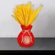 thumbnail image 2 of Florero de resina moderno Sunnimix Adorno Bolsa decorativo rojo, 2 of 5