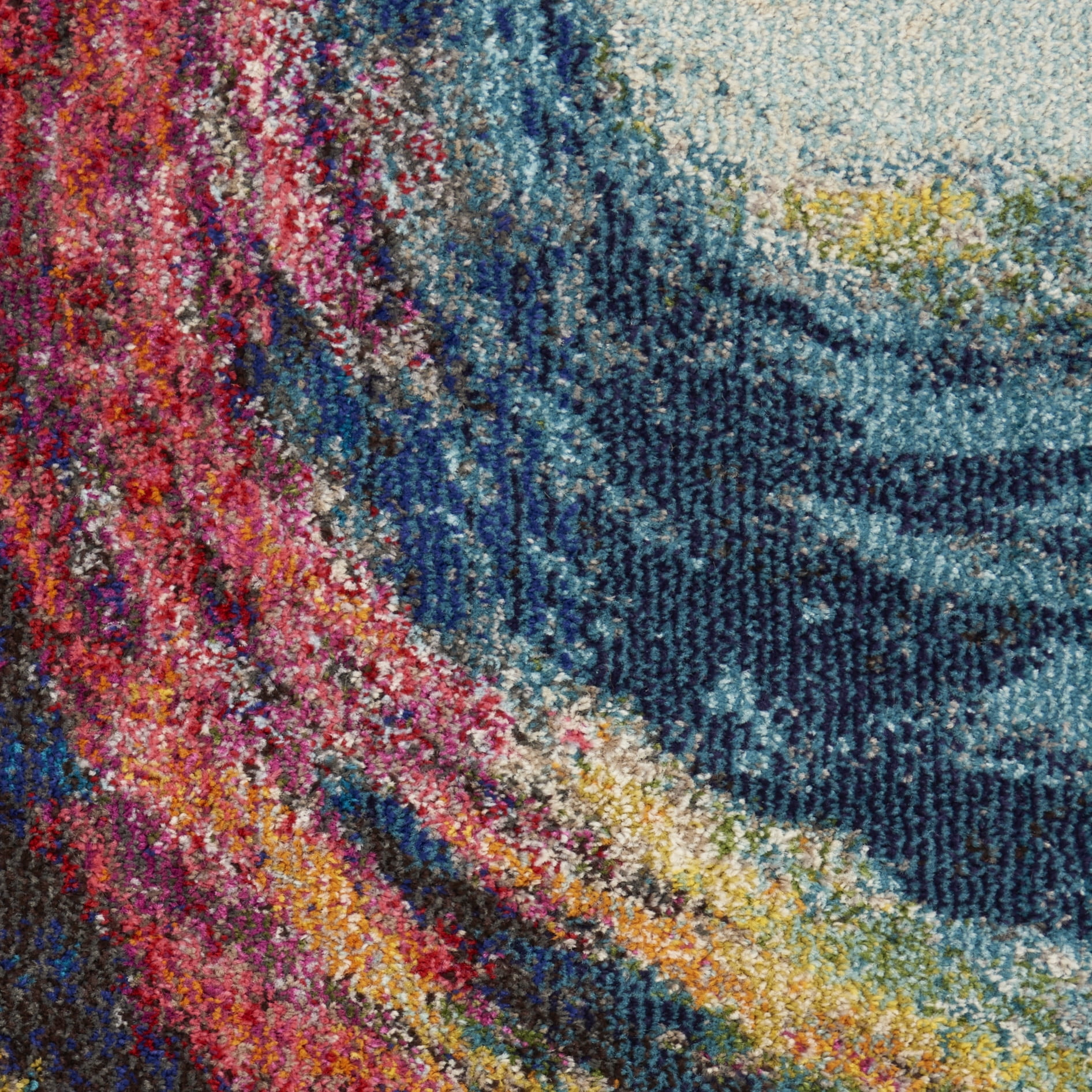 Nourison Celestial Abstract Wave 2'2" x 7'6" Area Rug, (2x8)