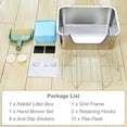 thumbnail image 5 of Stainless Steel Sifting Litter Box for Rabbit (M), 5 of 6