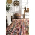 thumbnail image 6 of Hand Braided Bohemian Colorful Cotton Chindi Area Rug | Cotton Braided Rug , Jute rug for kitchen, Jute dining room rug, Bohemian jute rug, 6 of 6