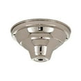 thumbnail image 2 of B&P Lamp® Brass Fixture Canopy, 5 1/4" Dia., Nickel Finish, 2 of 2