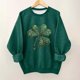 thumbnail image 3 of Vestido de Manga Larga una Línea para las Mujeres Día de San Patricio Impresión de Lana Forrada para la Calidez Manga Larga Cuello Redondo Sudadera para Niños Manga Larga Vestido Casual, 3 of 5