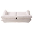 thumbnail image 4 of Lunale 80" Oversized Loveseat Sofa, Modern 2-Seater Cloud Couch for Living Room, White Corduroy, 4 of 6