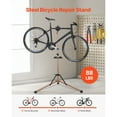thumbnail image 2 of KFFKFF Bike Repair Stand, 88 lb Heavy-duty Bicycle Work Stand with 41.3-59.8 in Adjustable Height & Magnetic Tool Tray, Foldable Bicycle Maintenance Rack, Shop Home Mechanics, 2 of 9