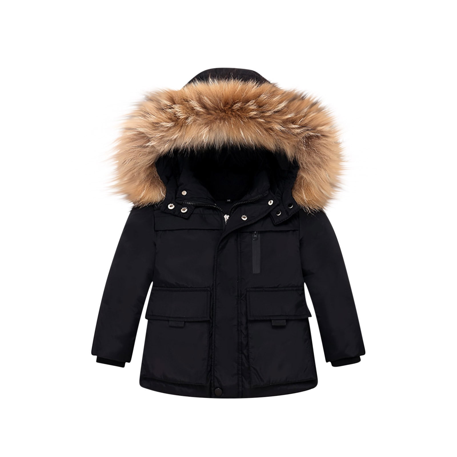 Combinaison Neige Enfant – Doudoune Capuche Ours + Pantalon – Chaud Épais – Polyamide – Taille 12 Mois à 6 Ans - 9