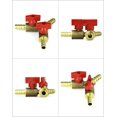 thumbnail image 4 of Conector de manguera Y3, divisor de latón, aleación de Zinc, válvula de bola de 8mm, agua, aceite, Gas, riego de jardín Sailing Electrónica, 4 of 5
