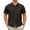 Black Coffee, variant on Men's Casual Dress Shirts Short Sleeve Button Down Shirts Quick Dry Summer Beach Shirts With Pocket M02 Navy 3XL