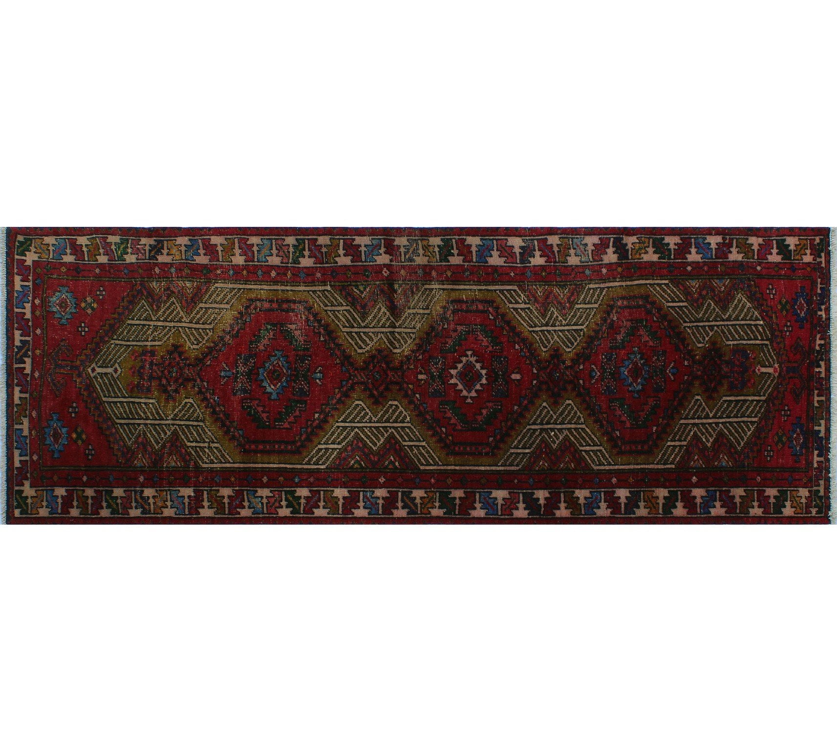 Noori Rug Khurgeen Fatma Area Rug 2'8 x 10'5 Red/Ivory Noori Rug Khurgeen Fatma Area Rug 2'8 x 10'5 Red/Ivory
