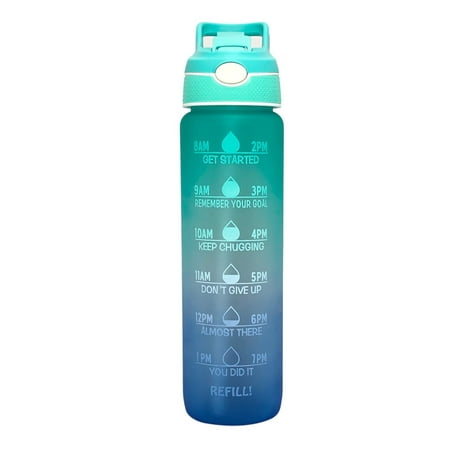 

Gnobogi Water Bottles BPA Free Outdoor Sports Water Bottle Spray Portable Leak Proof Tourism Hiking Camp Bottle 1000ml
