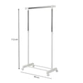 thumbnail image 3 of Rack Mainstays Metal Sencillo Blanco, 3 of 4