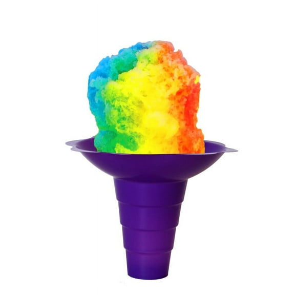 Hypothermias Large Purple Shaved Ice Flower Cups - 200 Count