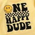 thumbnail image 5 of Younger Tree 1st Birthday Outfit Boy Winter Smile Cool Long Sleeve Sweatshirt Clothes Set Gift for 12-18 Months, 5 of 7