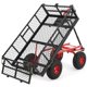 thumbnail image 1 of Heavy - duty steel garden dump cart con removable mesh sides, 180° rotating handle y 10 - pulgada wheels, 880lbs capacity, 1 of 7