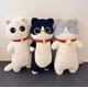 thumbnail image 2 of Juguete de peluche de gato siamés Kawaii para niños, almohada larga oblonga, Naranja, Negro, gatito, siesta, sueño, escuela, decoración de cama, cojín de abrazo, 2 of 5