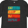 thumbnail image 4 of Inktastic DJ Eat Sleep DJ Repeat Music Boys or Girls Long Sleeve Toddler T-Shirt, 4 of 5