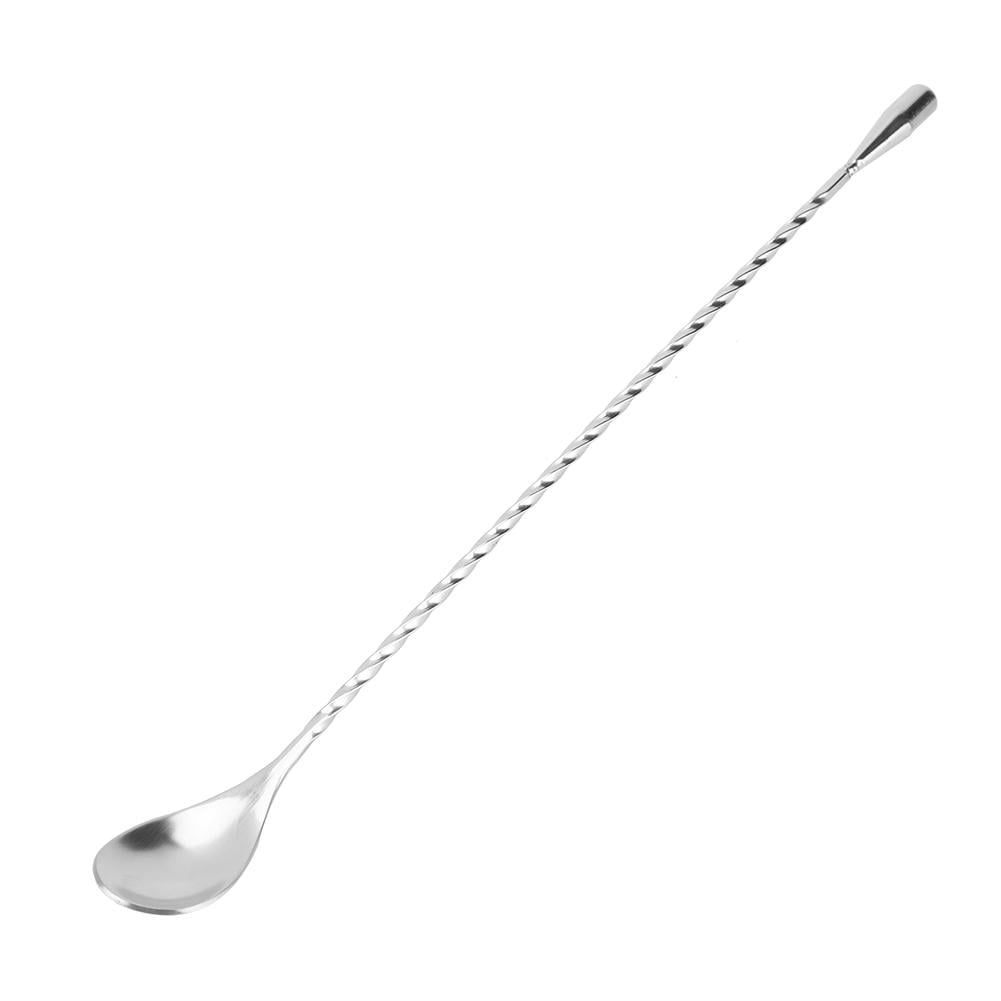 Ashata Stainless Steel Bar Wine Cocktail Mixing Twist Spoon Long Handle