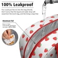 thumbnail image 5 of Lunch Bag Lunch Box for Women Reusable Insulated Lunch Bags,Water-Resistant Strawberry Plants Fruit White Cooler Lunch Tote Bag, Large Capacity for Work Travel Picnic, 5 of 6