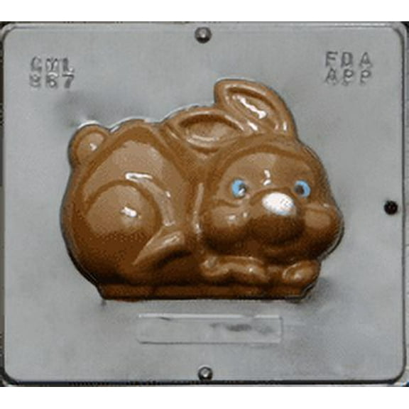 867 Bunny Assembly Front View Chocolate Candy Mold