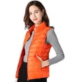 thumbnail image 5 of Chaleco de plumón ligero para mujer, chaleco ajustado de cuello alto corto, chaleco de plumón de otoño e invierno, chaleco de talla grande para mujer, 5 of 5