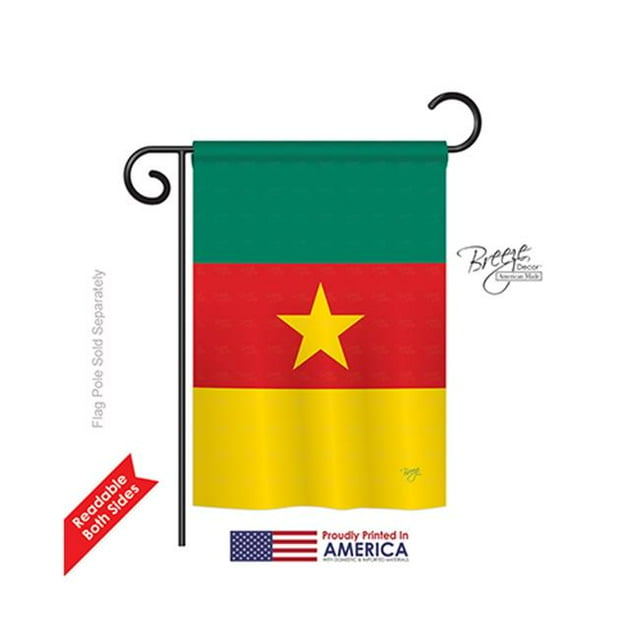 Breeze Decor 58218 Drapeau de Jardin Imprimé Recto-Verso - 13 x 18,5 Po.