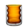 thumbnail image 1 of Taza de café,Taza de café de vidrio de borosilicato de doble pared,Taza de vidrio de doble pared resistente al calor,Taza de vidrio de 200 ml Taza de té y café Boca redonda,Taza de vidrio, 1 of 8
