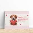 thumbnail image 3 of Happy Valentine's Day Vizsla Brings Love Heart Horizontal Matte Canvas Poster Vizslas Dog Lover Gifts Idea Wall Art Home Decor - 02028, 3 of 5