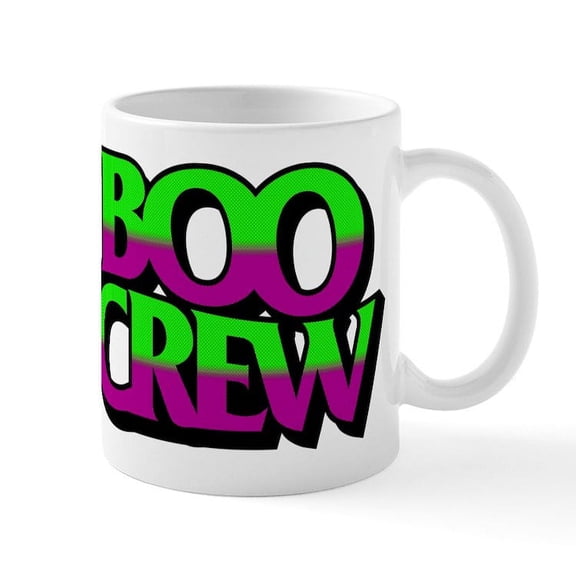 CafePress - Boo Crew - 11 oz Ceramic Mug - Novelty Coffee Tea Cup