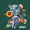 thumbnail image 2 of Women's NASA Floral Astronaut in Space Graphic T-Shirt, 2 of 3