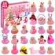 thumbnail image 2 of Regalo de pato de goma de Navidad, pequeño pato amarillo, caja de calendario de Adviento de Navidad, caja ciega de cuenta atrás, juego de juguetes, 2 of 2