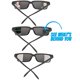 thumbnail image 1 of Bedwina Gafas espía para niños a granel - Paquete de 3 gafas de sol espía con vista trasera para que puedas ver detrás de ti, para divertidos regalos de fiesta, equipo de espía, gadgets de detective, Bedwina 651074309072, 1 of 1