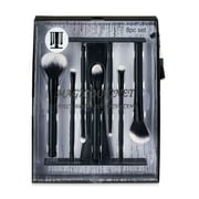 Premium Professional Cosmetic Magnet Brush Gift Set with Standing Holder, Black, 8 Piece Set