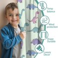 thumbnail image 3 of Blackout Kids Curtains,Colorful Dinosaur Assortment Pattern Childrens Insulated Curtains Set Of 2,Bedroom Essentials,Toddler Room Decor 42"x54", 3 of 5