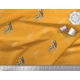 thumbnail image 3 of Soimoi Poly Georgette Fabric Dragonfly & Texture Decor Fabric Printed Yard 52 Inch Wide, 3 of 3