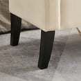 thumbnail image 4 of 2024 New 51.5'' Storage Upholstered Footstool Luxury Shoe Bench, Entryway Bench End of Bed Bench, with Button-Tufted & Safety Hinge, for Bedroom, Living Room, Entryway, 4 of 9