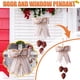 thumbnail image 3 of Arcos De Encaje De Navidad Árbol De Navidad Colgante Decorativo De Navidad Con Piñas Para Fiesta De Vacaciones Chimenea Decoración De Ventanas Monstrate HA039042-00, 3 of 6