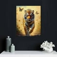 thumbnail image 4 of Nawypu  Motivational Tiger Canvas Wall Art Vintage Tiger Bathroom Painting Wall Decor Inspirational Tiger Posters Home for Living Room Bedroom Bathroom Decoration, 4 of 4