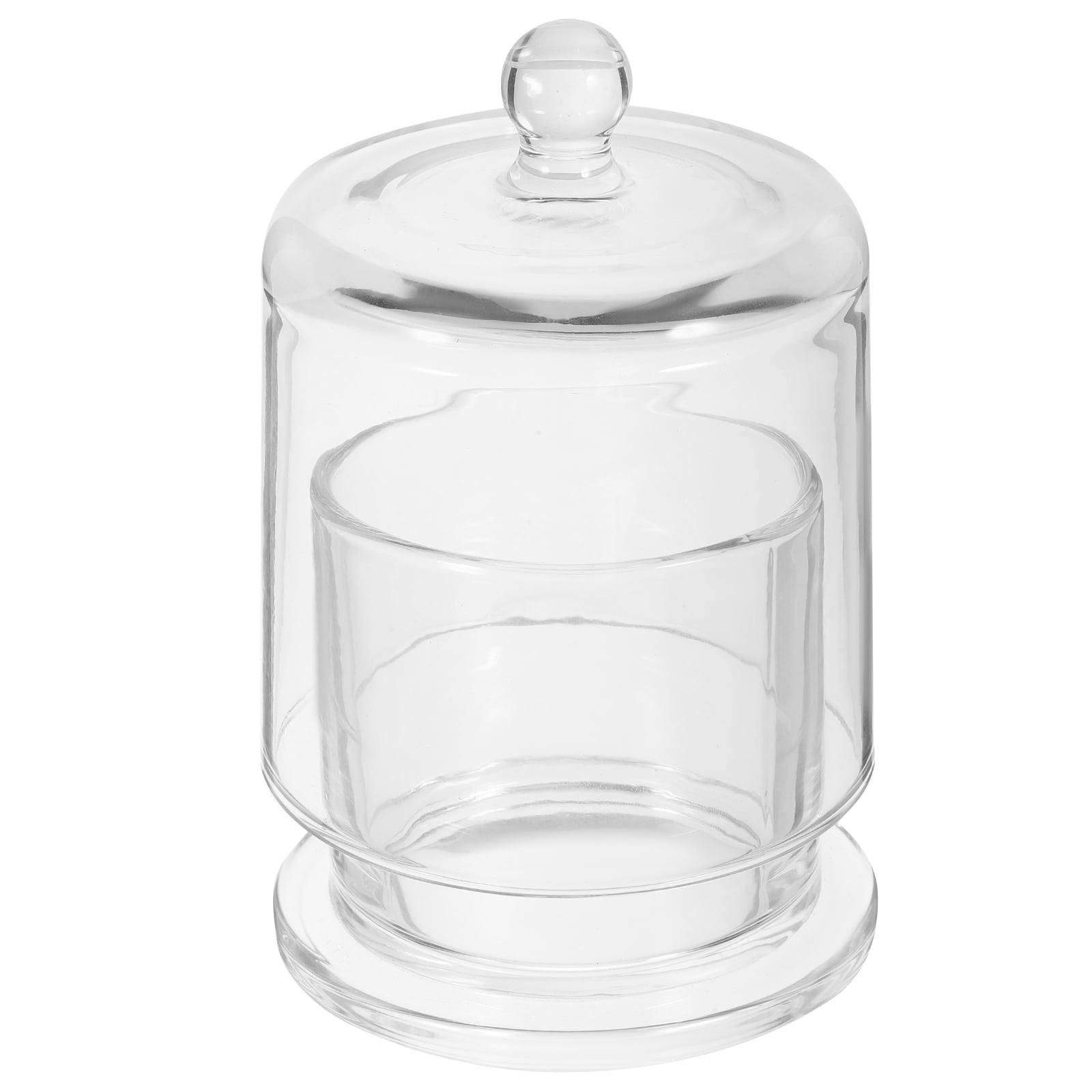 LEXSOMEO Clear Glass Candle Cup Simple Candle Wax Cup Homemade Candle Making Supply