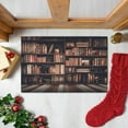 CozyQx 2024 Home Decor interesting Bookshelf Books Flower Door Mats