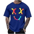 thumbnail image 2 of Njoeus Shirts For Men T Shirts For Man Men'S Graphic Tees Hip Hop Funny Print Mens Big & Tall Short Sleeve T Shirts Summer Tee Top Casual Streetwear S-5Xl Men Top Size Plus Summer Savings, 2 of 4