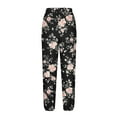 thumbnail image 6 of Horkkom Lounge Pants Women Casual High Waisted Boho Pants Comfy Yoga Trousers Pants with Pockets, Gifts for Women S, 6 of 6