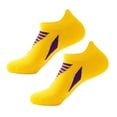 thumbnail image 2 of SPRING PARK Men Sock Mens Ankle Athletic Socks Low Cut Week Summer Contrast Color Socks for Sports Running, 2 of 8