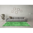 thumbnail image 3 of Ahgly Company Indoor Square Persian Emerald Green Traditional Area Rugs, 7' Square, 3 of 4