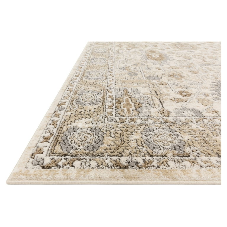 Loloi Teagan Ivory/Sand Area Rug - Contemporary Design - Walmart.com