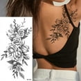 thumbnail image 4 of Piezas / Lote 3D Realista Flor Grande Tatuajes Temporales para Mujeres Arte Corporal Brazo Geométrico Tatuaje Pegatinas Adultos Falso Impermeable Tatoo Piernas Boceto Sexy Chica Melocotón Lirio MFZFUKR CPB-US-HPP125-4, 4 of 6