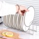 thumbnail image 4 of unbranded 2Ud Soporte De Almacenaje De Platos Para Cocina En Acero Inoxidable Con Práctico, 4 of 8