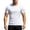White, variant on ZHOGXU Daily Solid Color Sports Style Crew Neck Short Sleeve Men's T Shirts Comfortable Everyday Wear