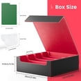 thumbnail image 2 of Caja de almacenamiento de tarjetas coleccionables Flooyes Caja de almacenamiento de tarjetas roja, 2 of 7