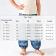 thumbnail image 3 of XUNKUSGA Cute printed loose-fitting casual pants for boys and girls,Blue,7 Years, 3 of 9