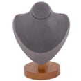 thumbnail image 2 of Inicio Tienda Maniquí Busto Joyería Cadena Collar Colgante Soporte De Exhibición Negro, 2 of 8